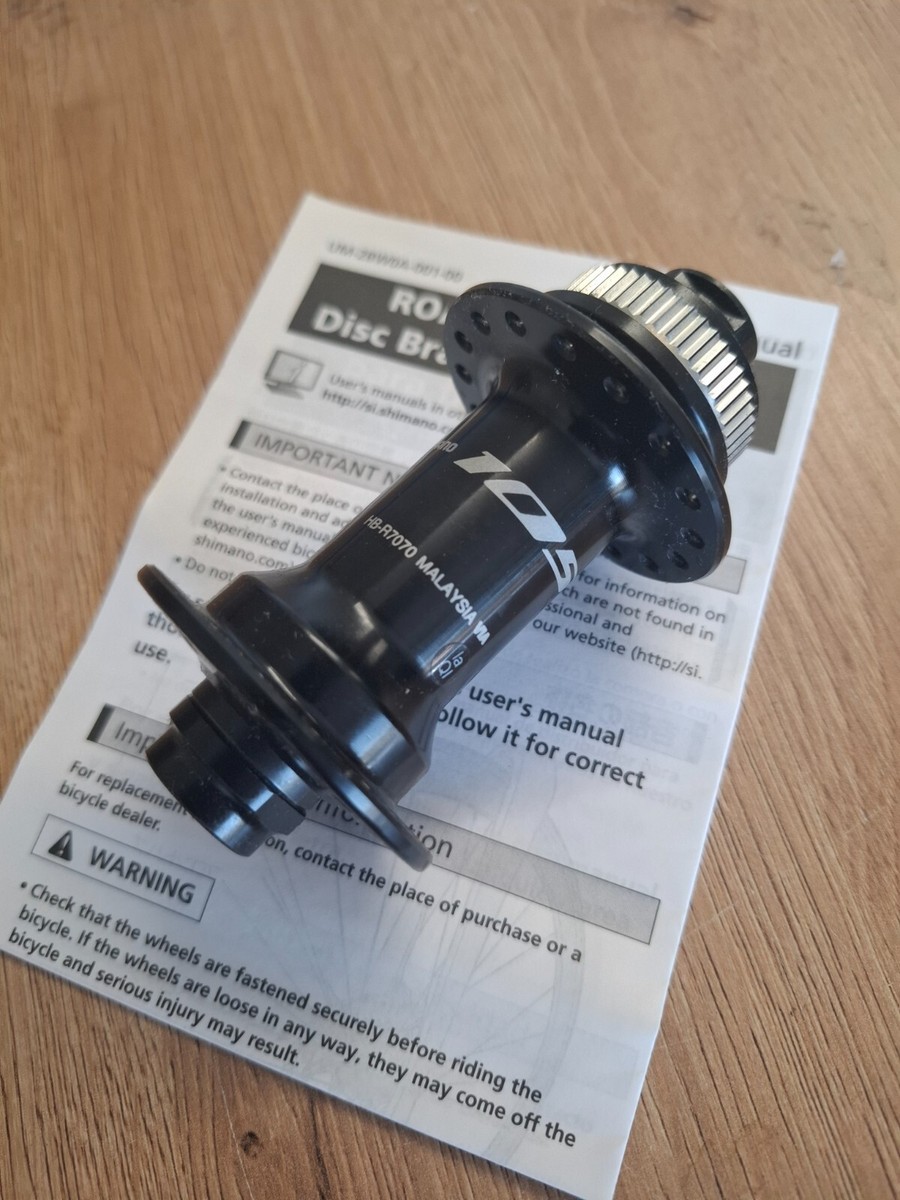Shimano 105 HB-R7070 Front Hub, 32H a 12x100 mm Thru Axle, Center