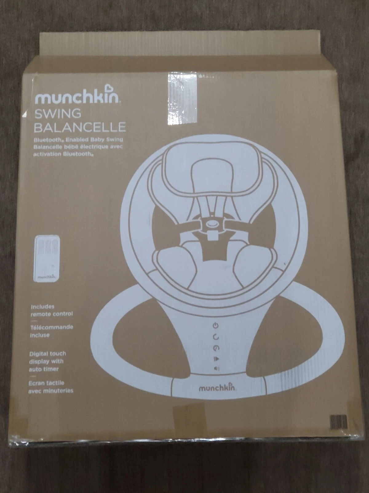 Munchkin Balancelle Baby Swing - Grey