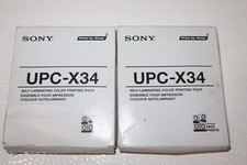 2 Sony UPC-X46 Self-Laminating Photo Supply Pack - New