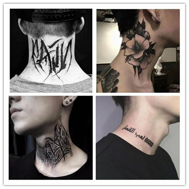 Fake Neck Tattoo  Posh Neck Tattoo  TEMPORARY TATTOOS FX TRANSFERS  3D  TATTOOSBODY ART STICKERS