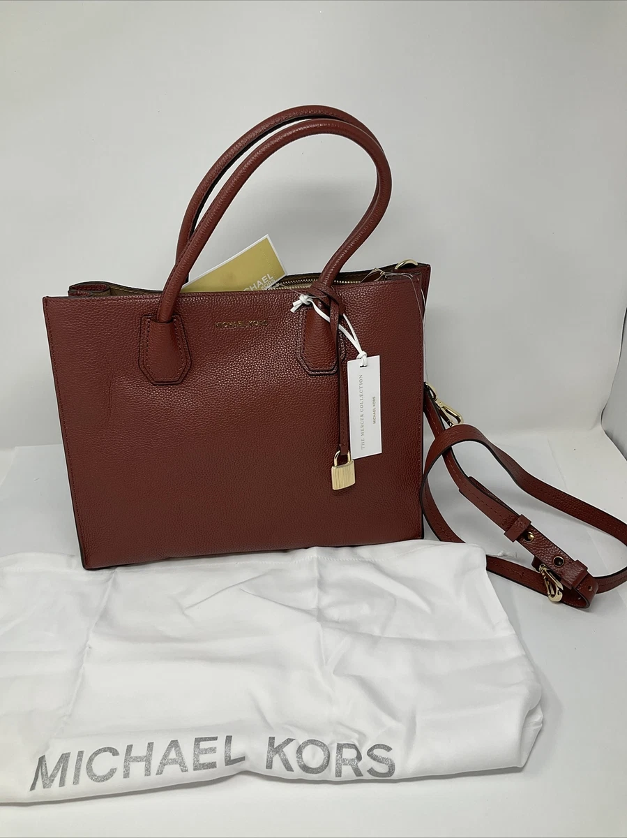 Michael Kors Mercer Large Convertible Leather Tote Bag