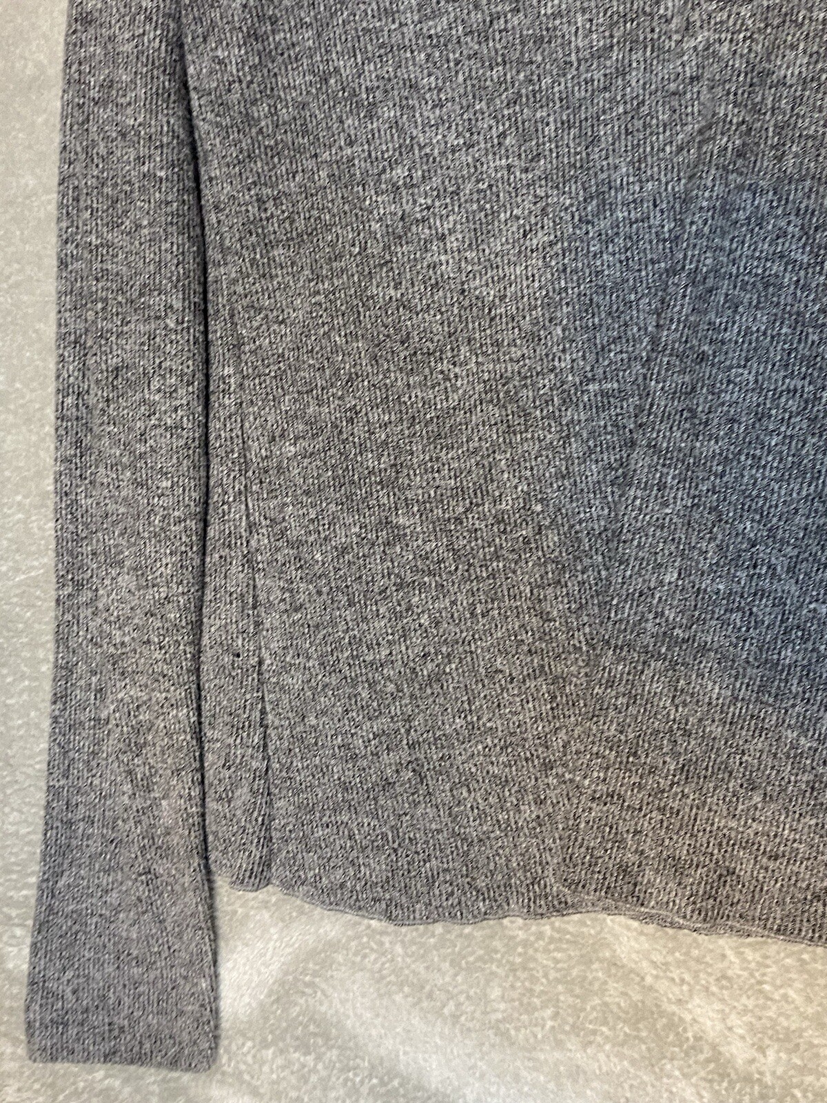 Universal Thread Marbled Gray Knit Long Sleeve He… - image 3