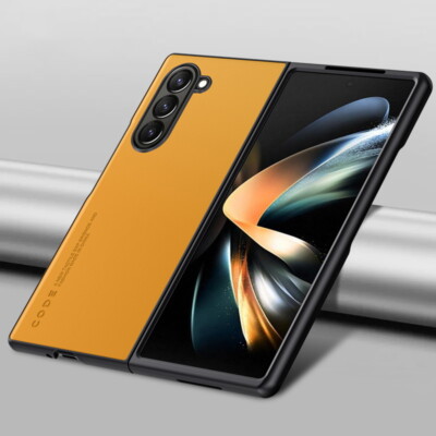 For Samsung Galaxy Z Fold6 Fold5 4 Shockproof Silicone Leather Soft Case Cover
