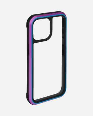 Ares Aurora iPhone Case   Gradient Aluminum Bumper, Shockproof Clear Back