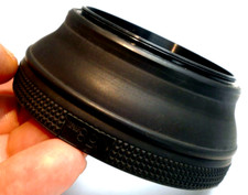 58mm Rubber Hood shade collapsible for telephoto normal double threaded Japan