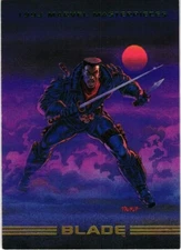 BLADE #36 BASE 1993 Fleer Marvel Masterpieces Collectible Card MCU