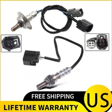 2Pcs Upper+Lower Oxygen O2 Sensor For Mazda 3 2.3L L4 Turbocharged 2010-13