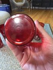 Anchor Hocking Tumblers Glasses Ruby Red White Lilies Vtg Mid Century Juice 6pcs — photo 7
