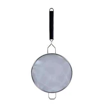 Thunder Group SLSTN5208PB 8" Diameter Stainless Steel Double Fine Mesh Strainer