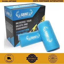 Gainz - Thick Grips Dumbell/Barbell Weight Lifting Adapters - Grow Bigger Biceps