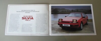 NISSAN SILVIA パンフレット NISSAN SILVIA TURBO ZX orig 1984 UK Mkt Sales Brochure | eBay