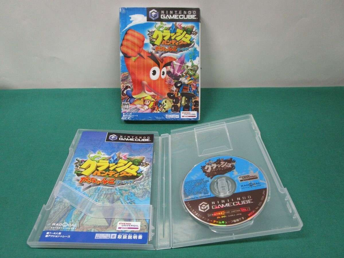 Game Cube -- Crash Bandicoot gacchanko world -- Nintendo GC. JAPAN