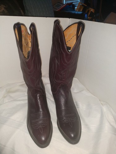 Lucchese Boots Men's Size 9.5E Black 