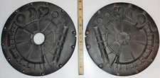 Vintage 9” Rubber Spin Casting Mold Various Rings Flowers Fish Moon Stars More!