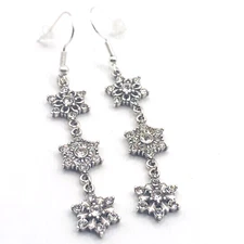 Brighton arctica snowflake custom french wire earrings #51