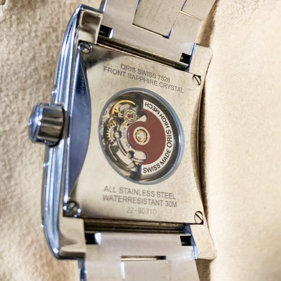 ORIS Rectangular Complication 7528 Moon phase Day… - image 8