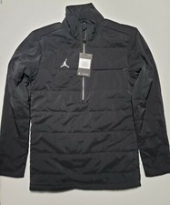 Nike Jordan 23 Sport Quilted Jacket 1/2 Snap Pullover Men's S CJ1133-010