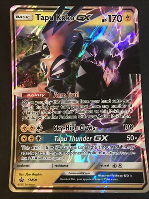 Tapu Koko GX JUMBO Promo Card 47/145 Full Art Holo Pokmon NM | eBay Tapu Koko GX JUMBO Promo Card 47/145 Full Art Holo Pokmon NM | eBay