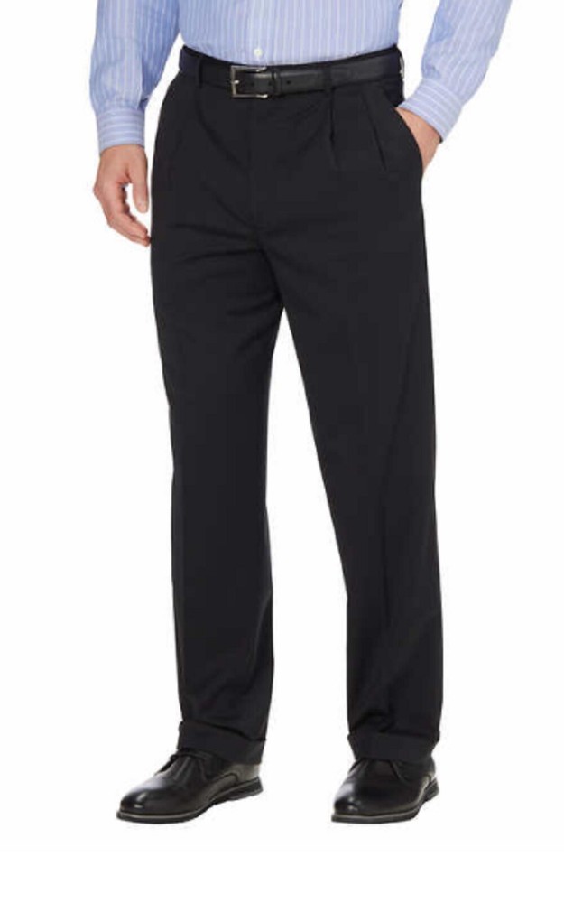 JB Britches Men's Fashion Trek Pleated Dress Pants Various Colors