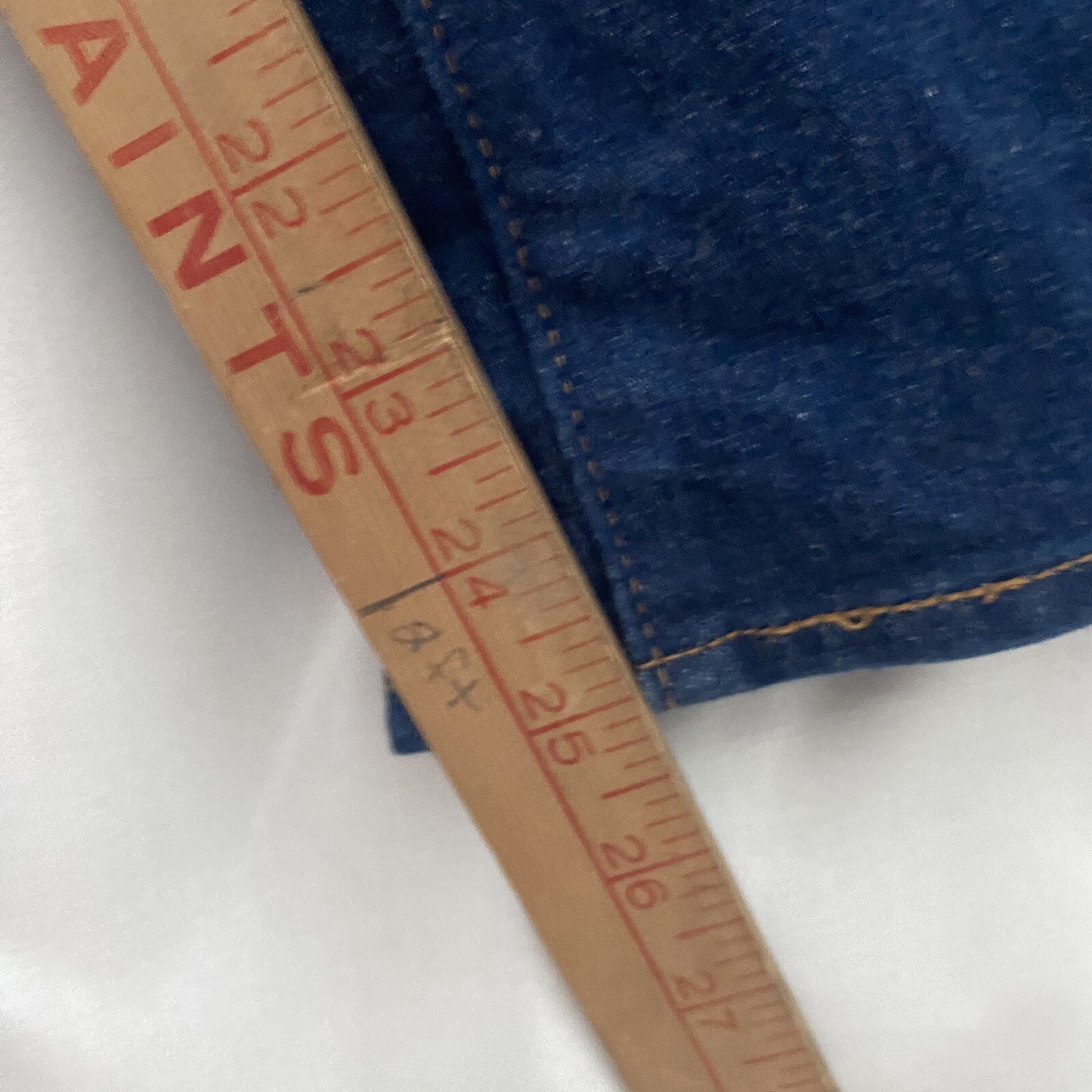Levis Blue Denim Long Sleeve Straight Leg Button Fly Boiler Coveralls Jumpsuit