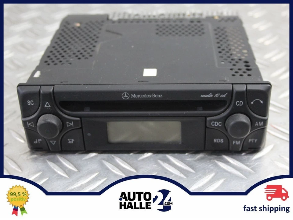 103345 Mercedes Audio Radio CD AL 2910 | W124 W210 R129 R170 W202 MF Radio - Bild 2 von 4