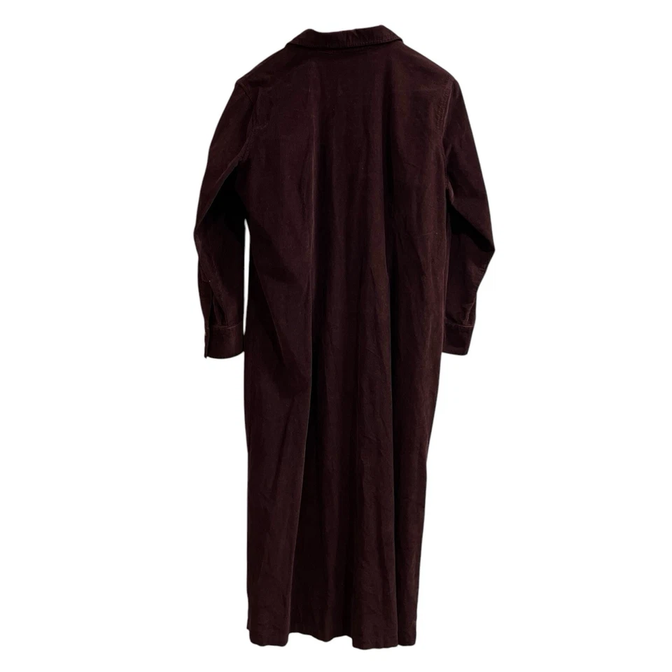 Maxi Camisa De Colección Eddie Bauer Vestido XLP Púrpura Pana Grunge Cottagecore Foto 2 de 4