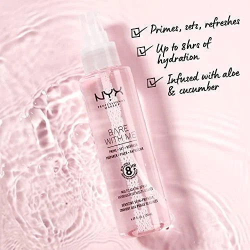 NYX PROFESSIONAL MAKEUP Bare With Me Multitasking Primer & Setting Spray - Image 2 of 4