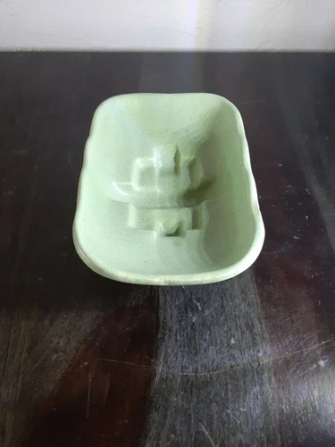 McCoy Pottery Art Planter #1803 in Sage Green Vintage