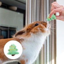 3PCS Christmas Cat Teaser Toy Christmas Plush Chew Toys Christmas Cat Toys