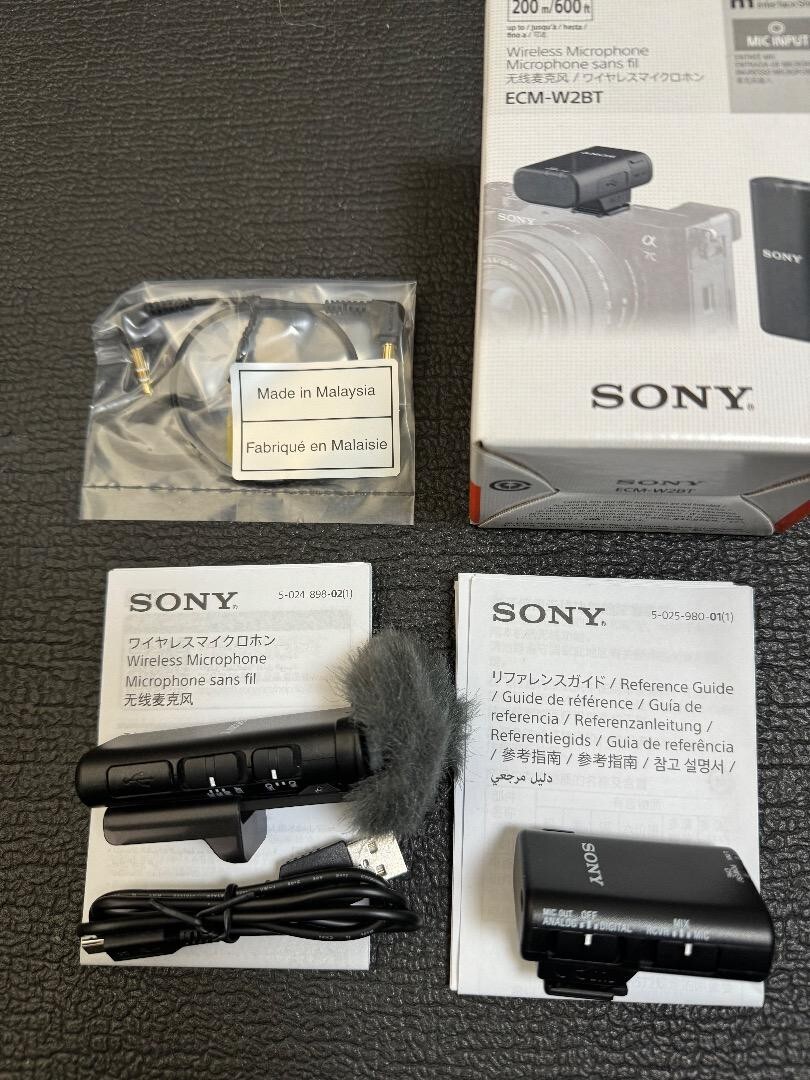 Sony ECM-W2BT Digital Bluetooth Wireless Microphone System 