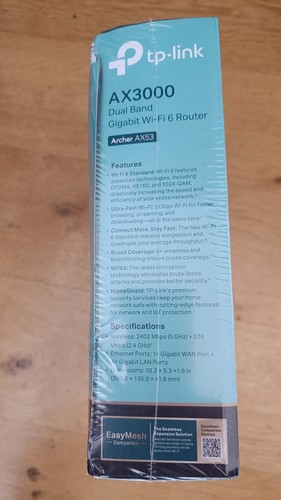TP-Link Archer AX53 AX3000Mbps WiFi 6 Router,Internet Booster Routers,EasyMesh - 第 3/4 張圖片