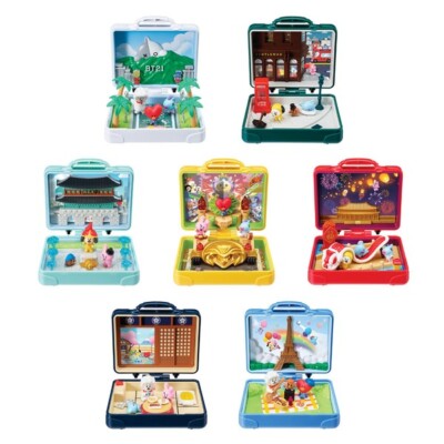 Universtar BT21 Superstar World Tour Toy korea/France/UK/Brail/JP