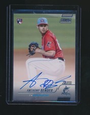 ANTHONY BENDER 2022 TOPPS STADIUM CLUB ROOKIE AUTOGRAPHS RC AUTO