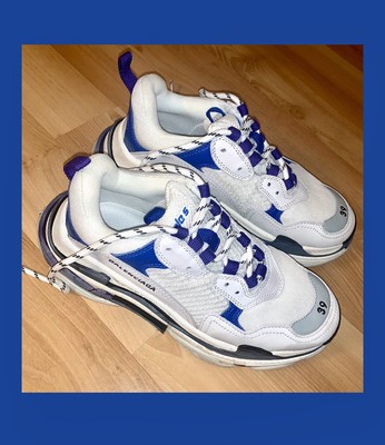 purple triple s balenciaga