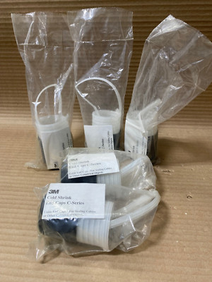 NEW 3M EC-3 COLD SHRINK END CAP C-SERIES CABLE CAP LOT of 5