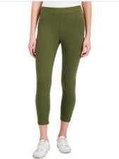 Style Co Women Mid-Rise Capri Leggings - Winter Moss - Small
