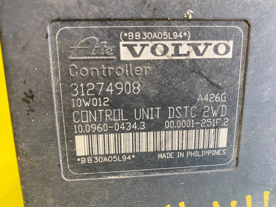 Volvo V50 2007-2010 módulo bomba ABS freno antibloqueo OEM 31274908 Foto 2 de 4