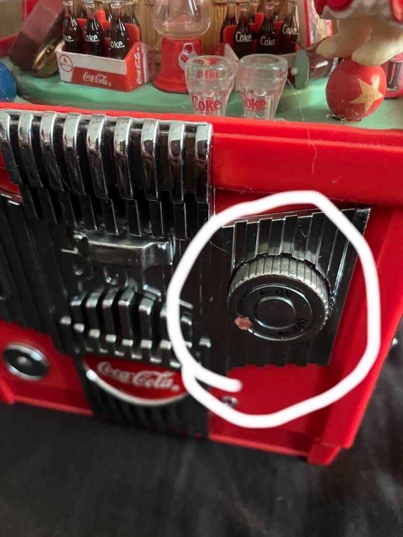 COCA COLA COIN BANK by ENESCO vintage ARCADE MACHINE CRANE CLAW TOY