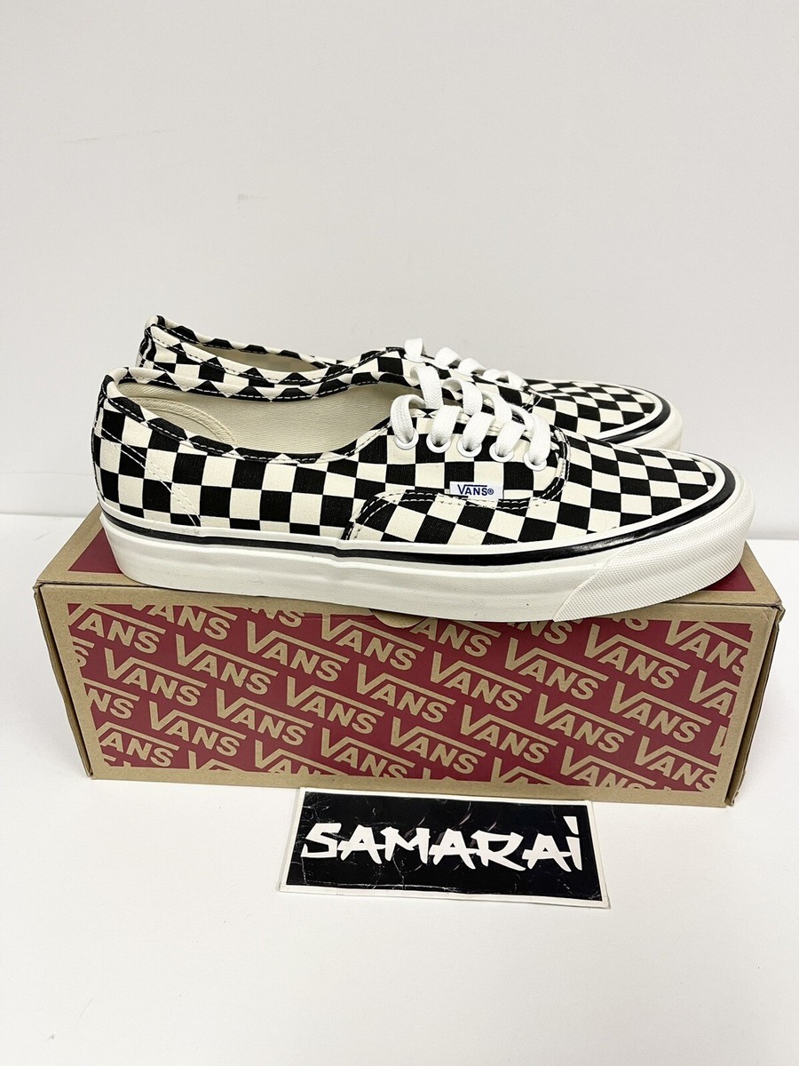 VANS AUTHENTIC 44 DX ANAHEIM FACTORY Black/Checker - Size VANS AUTHENTIC 44 DX ANAHEIM FACTORY Black/Checker - Size