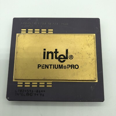 Intel Pentium Pro 200 MHz 256K L2 Socket 8 CPU Processor 1994