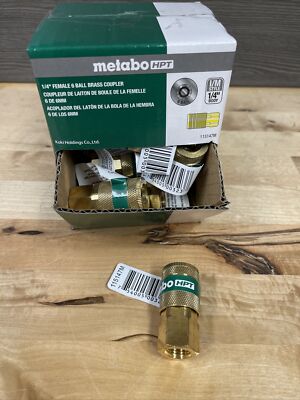 25 Pack Metabo HPT Female Coupler 1/4-in 115147M New