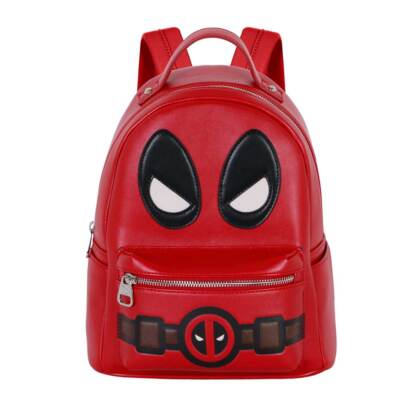 Deadpool Heady Chibi Rucksack Marvel Comics Wade Wilson Merch Backpack Fashion 