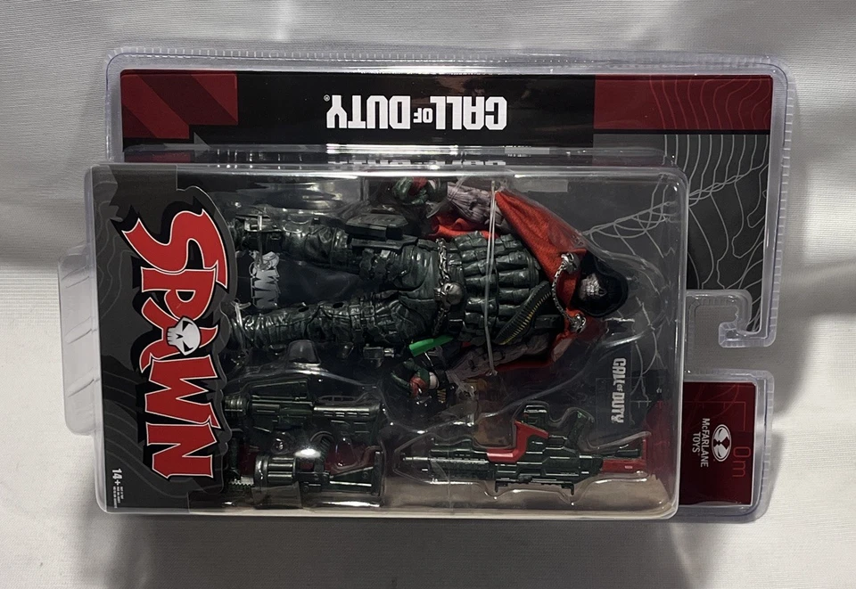 McFarlane Spawn . Call of Duty Burned Spawn . 7" ACTION FIGURE . Instock  MIP! - Image 4 of 4