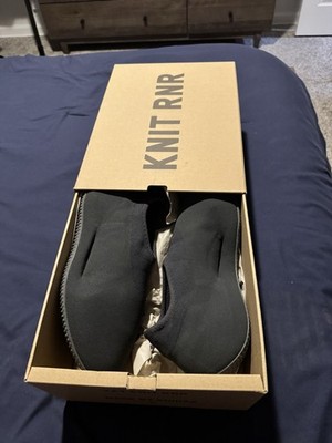 adidas YZY Knit RNR Men's Black Slip-On Knit Sneakers Round Toe
