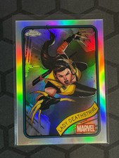 2025 Topps Chrome Marvel Refractor Lady Deathstrike #64