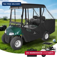 4 Passenger Golf Cart Enclosure for EZGO RXV 2 2 Seater Short Roof, Waterproof 6