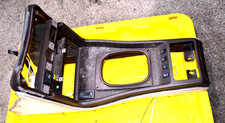 1983-1985 Porsche 944 Center Console Floor Storage Brown And Tan With Switches 1983-1985 Porsche 944 Center Console Floor Storage Brown And Tan With Switches