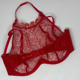 Agent Provocateur Annoushka Red Lace Bra AP4 Large