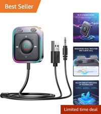 2026 Upgrade Bluetooth Car Receiver with Noise Cancellation  Plug-and-Play