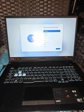 ASUS TUF Gaming A17 FA706IH 17.3"- AMD Ryzen 5-4600H - 8GB RAM- 512GB SSD
